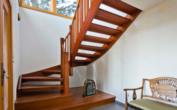 L’escalier bois, le plus facile