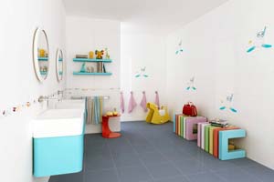 Des idées ludiques et originales pour une salle de bain enfant